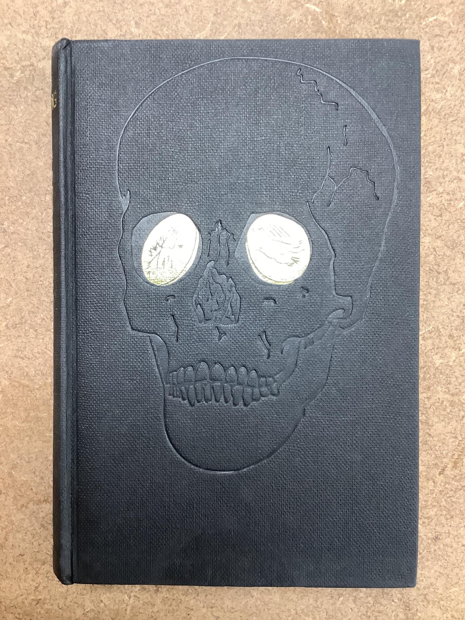 Fleming, Ian - Goldfinger, 1st edition, original black cloth with gilt lettering and embossed skull with unclipped d/j, designed by Richard Chopping, London, 1959